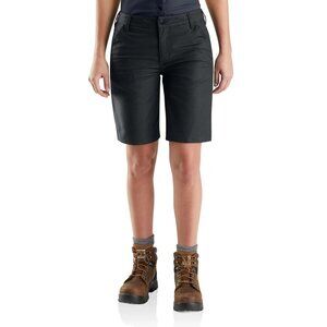 Carhartt Black Rugged Pro Series Rugged Flex® Loose Fit Canvas Work Short SZ 10